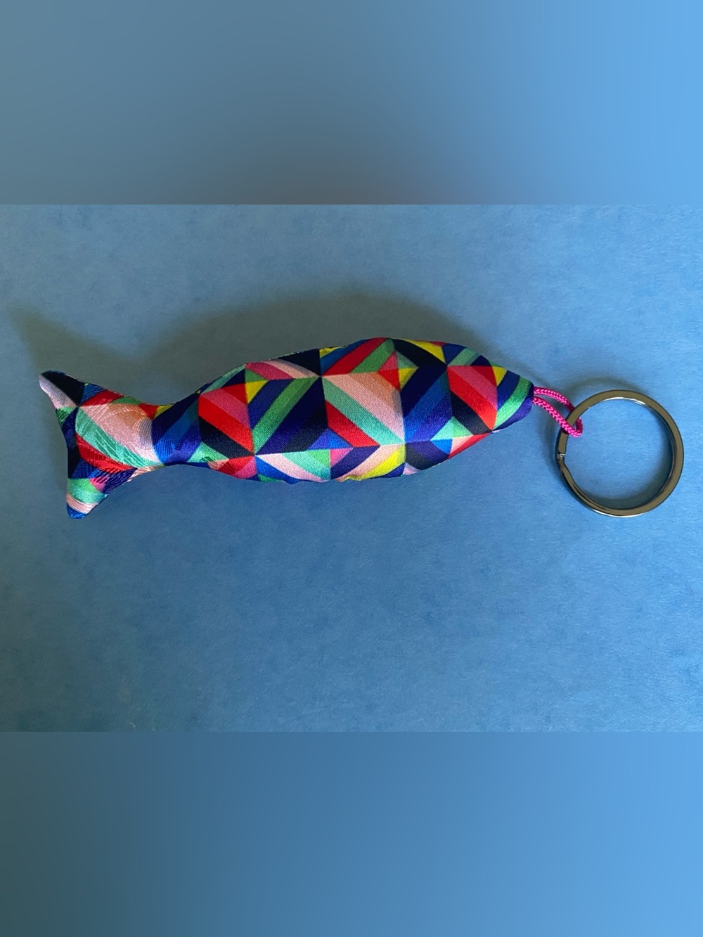 Korean Traditional Good Luck Charm Fabric Dried Pollock Keychain Bag Charm
